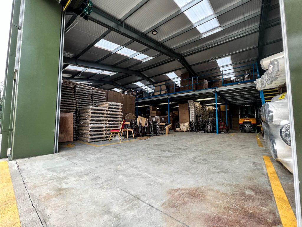 Large Storage Building with mezzanine floor