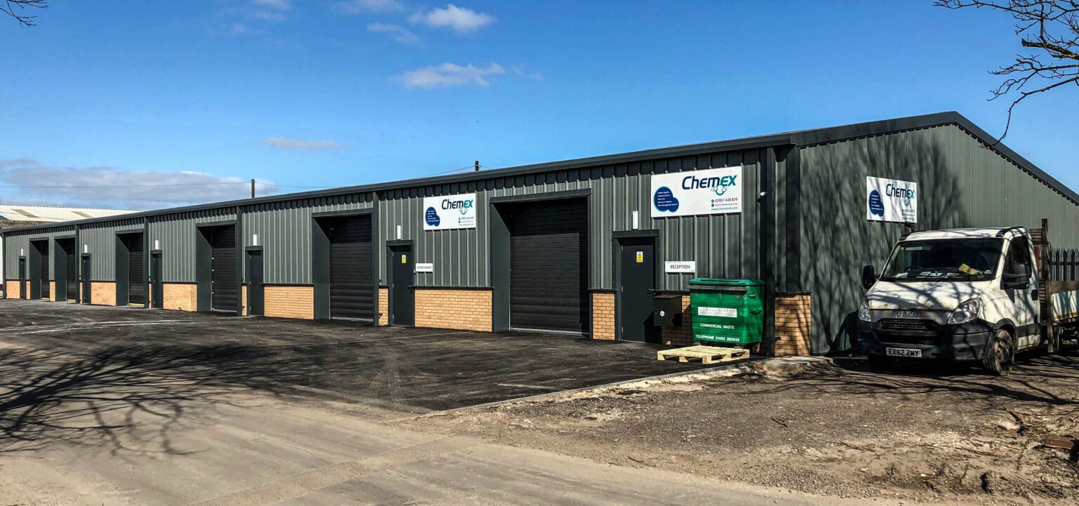 Industrial steel framed cold storage facilities at Shebern