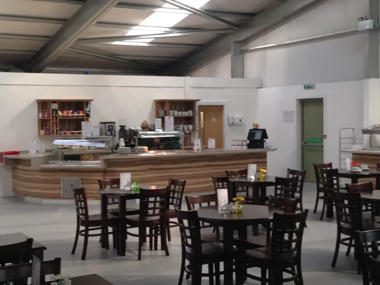 Cafe In Steel Framed Building at Garden Centre In York