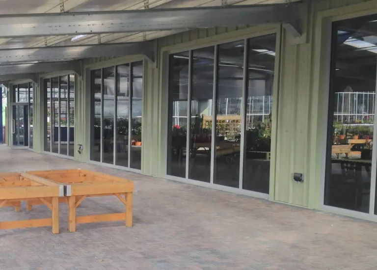 Window Installation At Garden Centre In Yorkshire